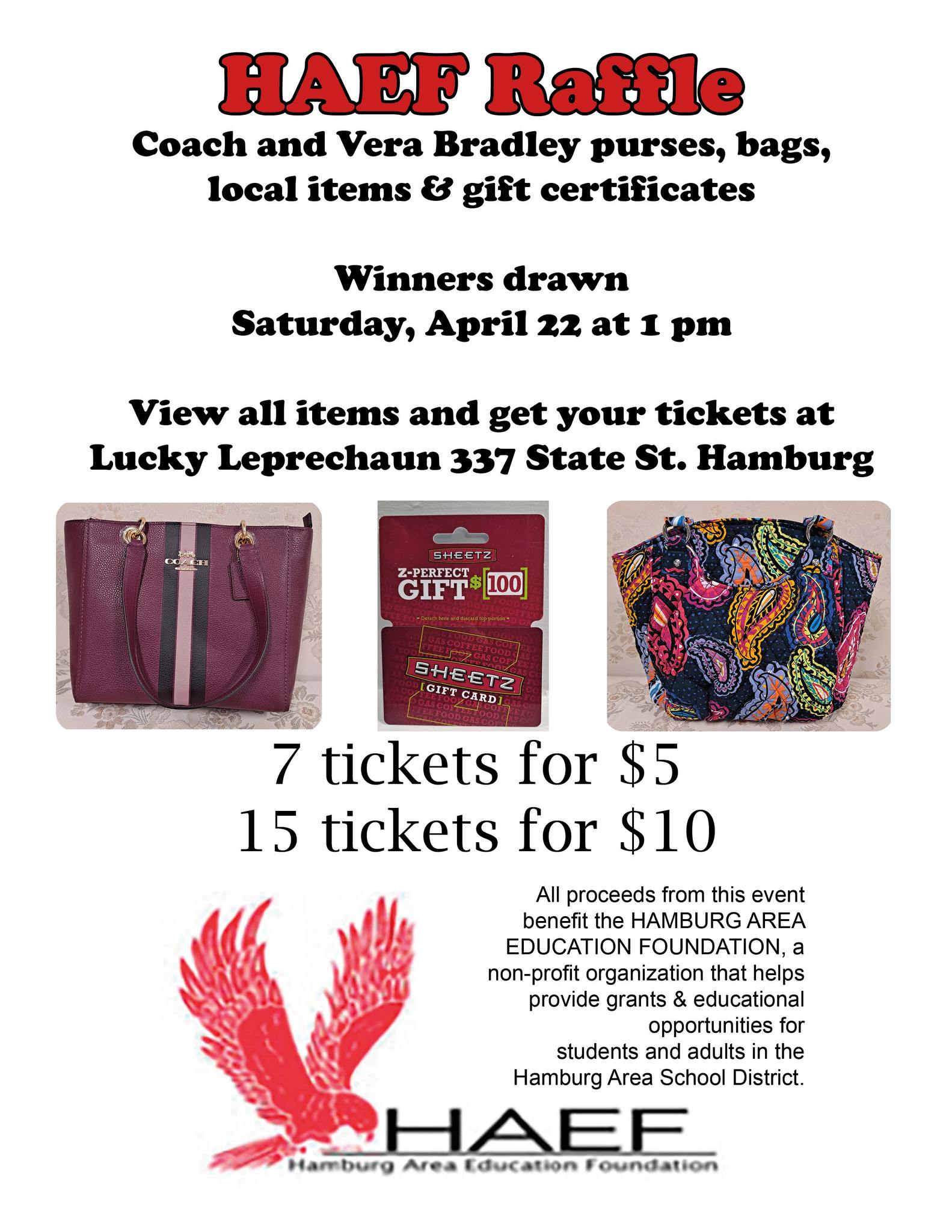 HAEF 2023 Raffle Flyer